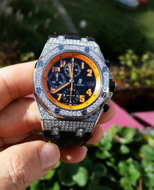 Watch Master Lab Custom full pavé case