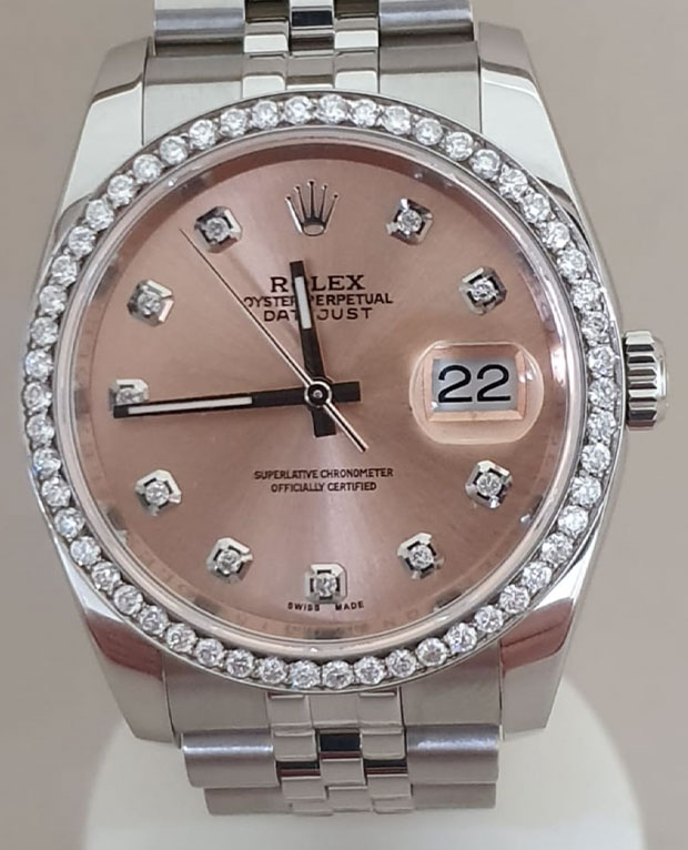 Watch Master Lab Custom diamonds dial and bezel